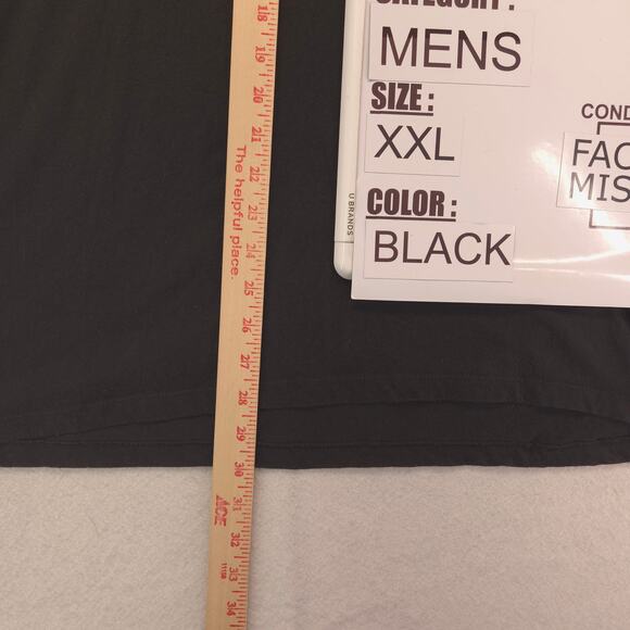 The Rolling Stones Band Crew Neck Short Sleeve T Shirt Mens Size 2XL Black - Picture 5 of 8